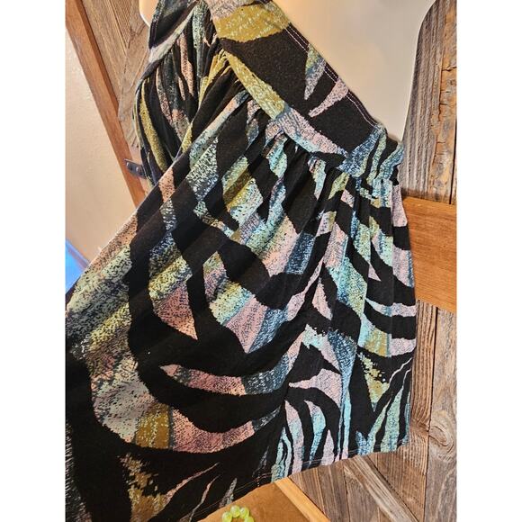 We the free people size XS boho flirty summer retro tank boho ombre zebra - Picture 8 of 10